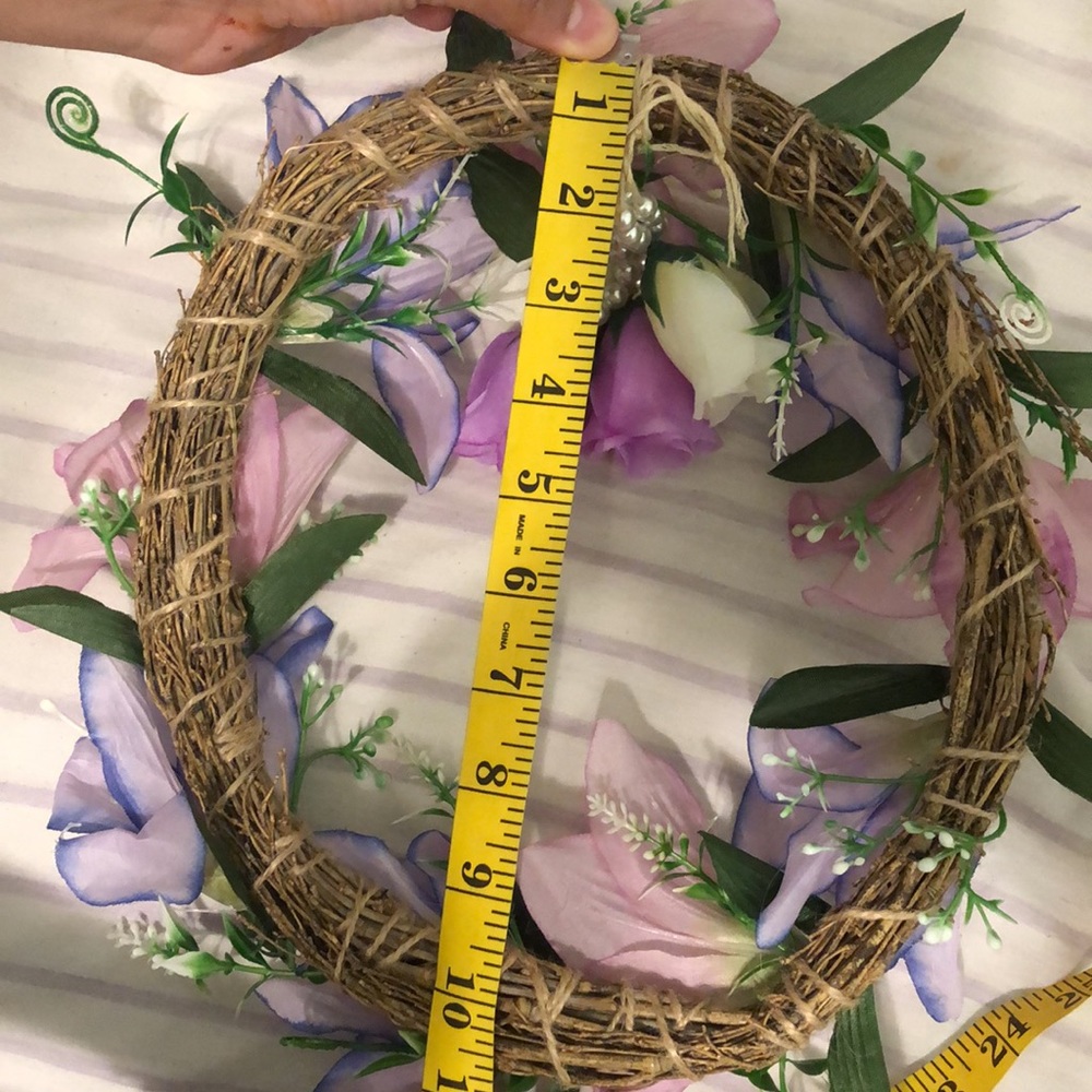 Handmade spring wreath - Picture 8 of 8